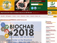 Tablet Screenshot of biochar-international.org